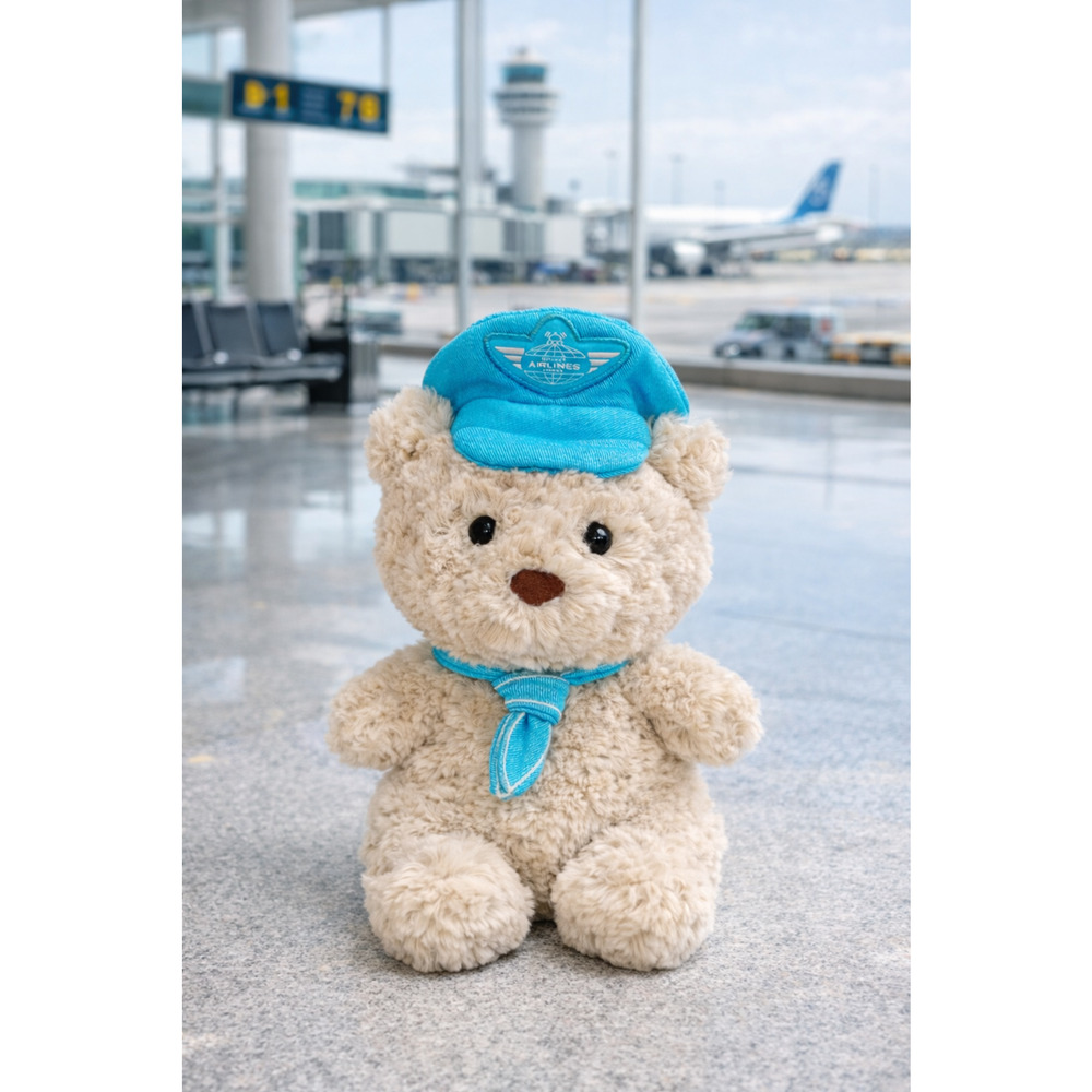 Bartholomew Bear Junior clothes outfits - Blue Pilot
